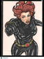 2025 Topps Marvel Comic Book Heroes 1975 Black Widow Roberto Ariel Mamani SketchNon - Sports Cards