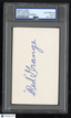Red Grange Index Card Auto PSA DNA AuthenticGraded Sports Cards