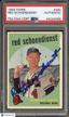 1959 Topps Red Schoendienst 480 Hand Signed Auto PSA DNA AuthenticGraded Sports Cards