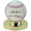 Baseball Globe Display with Gold Base | Laich Industries Collectible Display