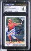 2010 Bowman Domingo Santana BP40 Black Hand Signed Auto 1st Bowman CGC 8Graded Sports Cards