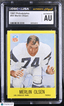 1967 Philadelphia Football Merlin Olsen 94 Hand Signed Auto CGC AuthenticGraded Sports Cards