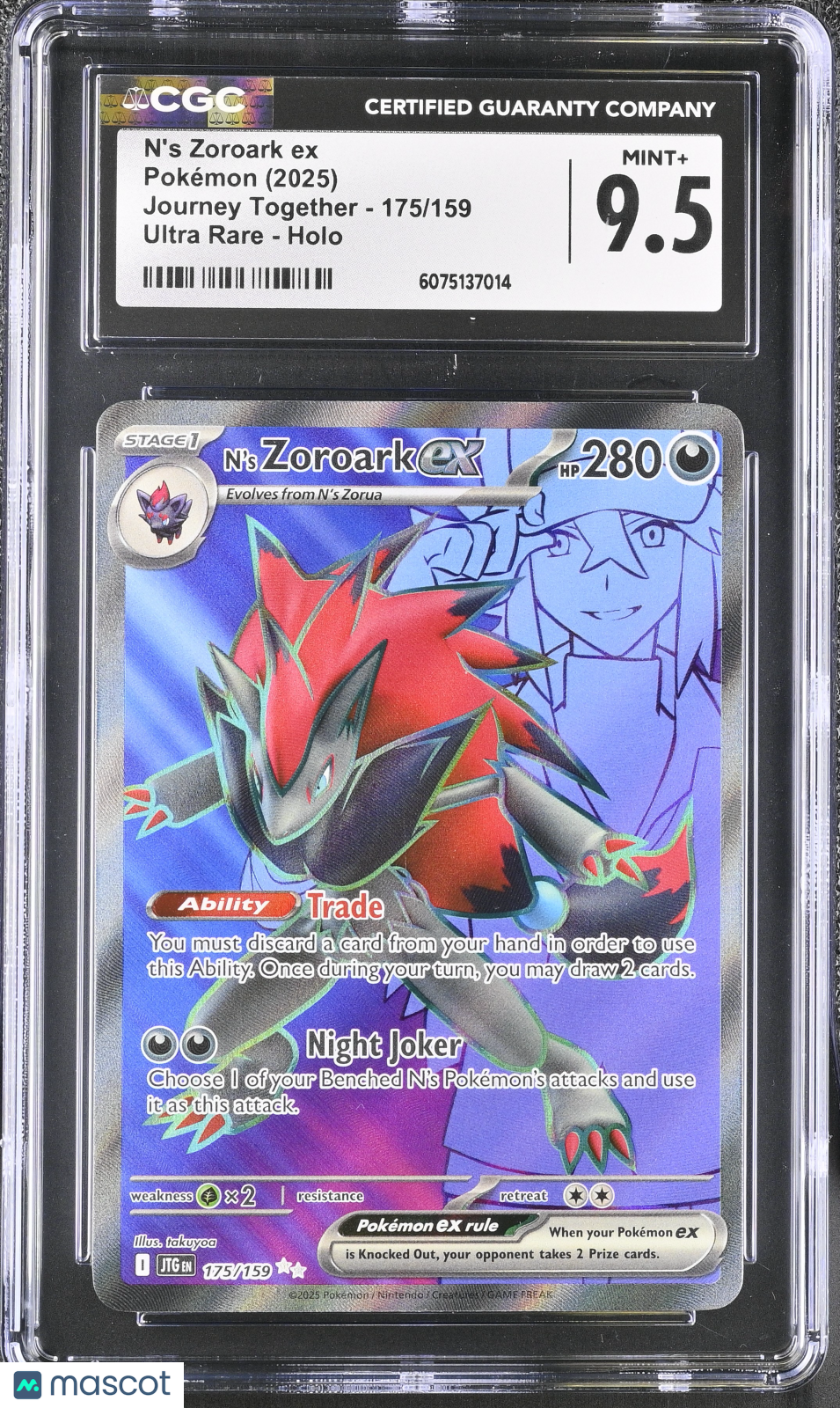 pokemon n's zoroark card Japanese Sv9-Battle Partners 061 Ex Psa 10 Gem Mint Cert #109984342  Boxed Vinyl Description coming soon... Card N's Zoroark ex UR