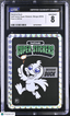 2025 VeeFriends Super Stickers Manga Series Decisive Duck Black & White CGC 8Graded Sports Cards