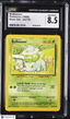 1999 Pokémon Bulbasaur 44/102 CGC 8.5Graded TCG/CCG
