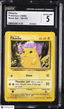 1999 Pokémon Pikachu 58/102 CGC 5Graded TCG/CCG