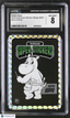 2025 Veefriends Super Stickers: Manga Helpful Hippo Black & White CGC 8Graded Non - Sports Cards