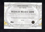 2023 - 24 Topps Royalty Collection Mikal Bridges RR - MB Regalia Relics Green 5/5Sports Cards