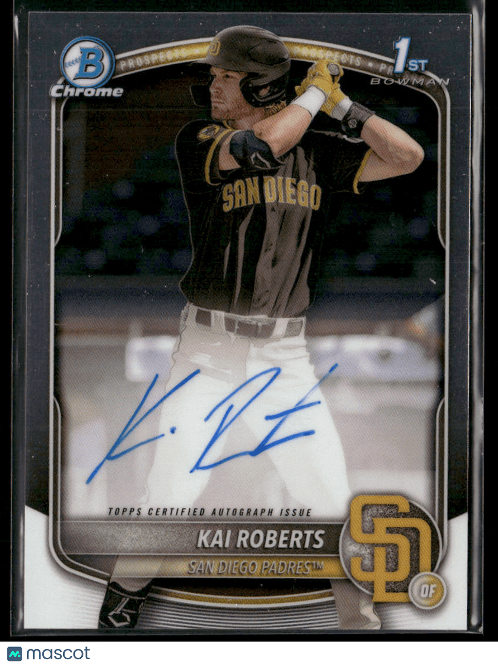 2025 Bowman Chrome Kai Roberts CP - KAR 1st Bowman Auto (BT)Sports Cards