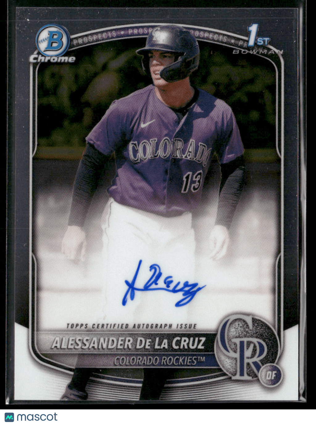 2025 Bowman Chrome Alessander De La Cruz CPA - AD 1st Bowman Auto (BT)Sports Cards