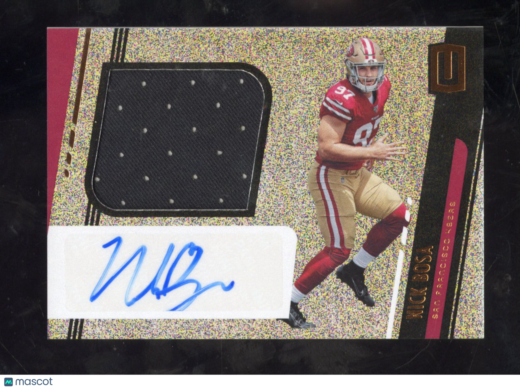 2019 Panini Unparalleled Nick Bosa 316 RC Rookie Patch AutoSports Cards