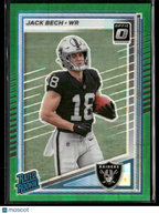 2025 Panini Donruss Jack Bech 320 Optic Green Pandora Rated Rookie 11/25Sports Cards