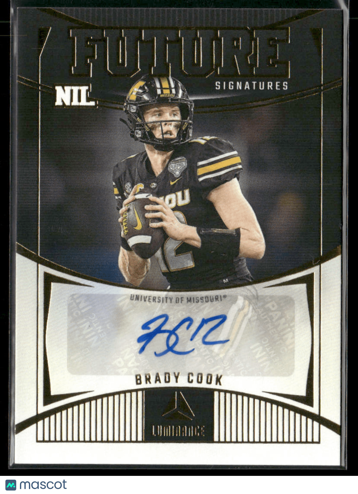 2024 Panini Luminance Brady Cook FSN - BCK NIL Future Signatures AutoSports Cards