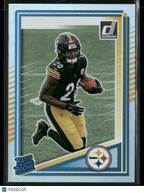 2025 Panini Donruss Kaleb Johnson 322 No Name Variation SP Rated RookieSports Cards