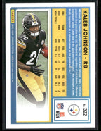 2025 Panini Donruss Kaleb Johnson 322 No Name Variation SP Rated RookieSports Cards
