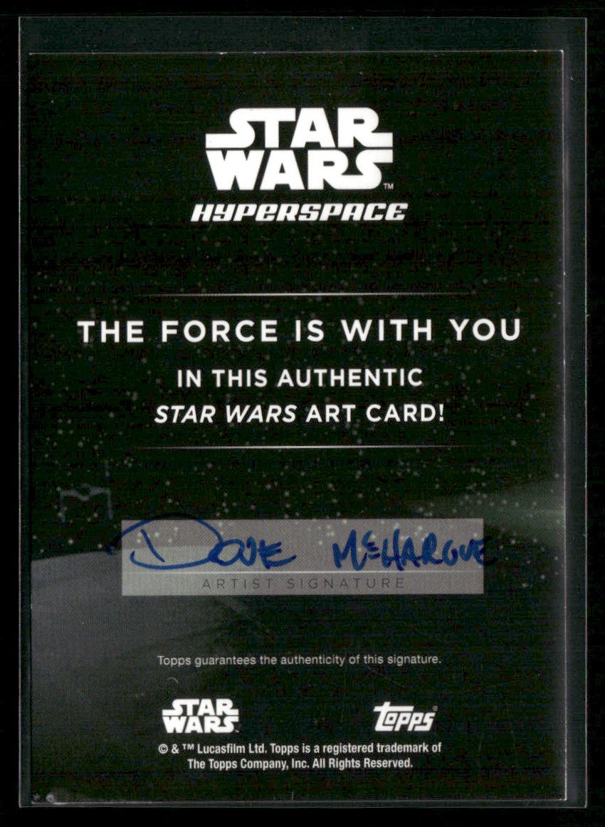 2024 Topps Star Wars Hyperspace Lando Calrissian Silver Sketch Dove McHargue Secondary image