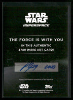 2024 Topps Star Wars Hyperspace Patrick Giles Sketch Silver Foil Darth VaderNon - Sports Cards