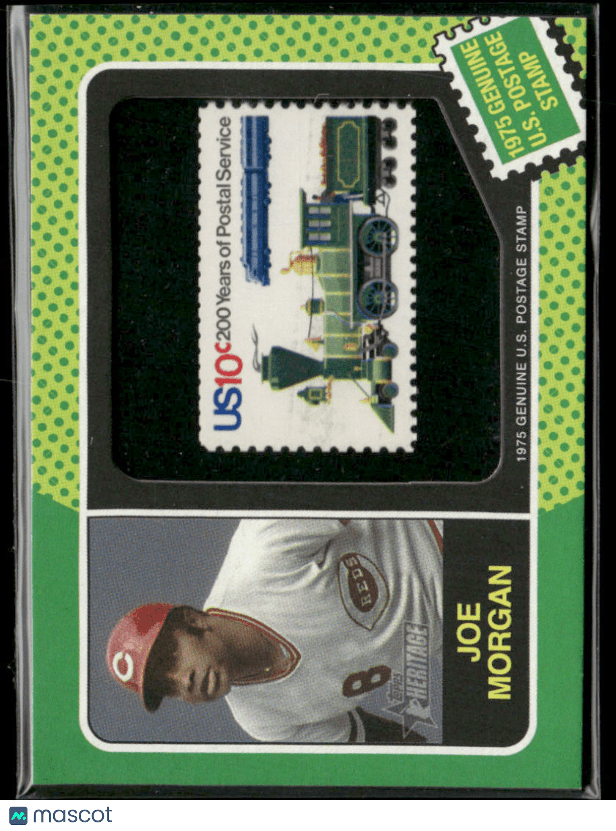 2024 Topps Heritage Joe Morgan 75US - JM 1975 Postage Stamp 22/50Sports Cards Main image