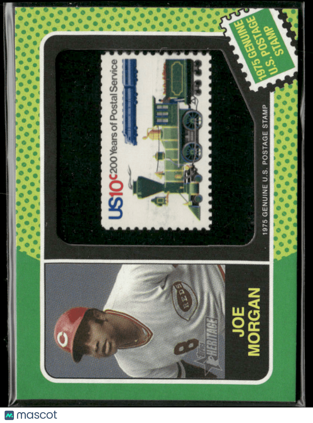 2024 Topps Heritage Joe Morgan 75US - JM 1975 Postage Stamp 22/50Sports Cards