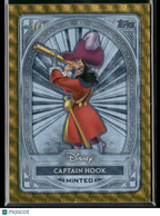 2025 Topps Disney Mint Captain Hook Platinum Tier Foilfractor 1/1 #112 (BW)