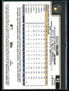 2025 Topps Chrome Isaac Collins 92 Gold Geometric RC Rookie 41/50Sports Cards
