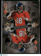 2024 Wild Card 5 Card Draw Stacked Deck Peyton Manning SDPD - PMN Lava 1/1Sports Cards