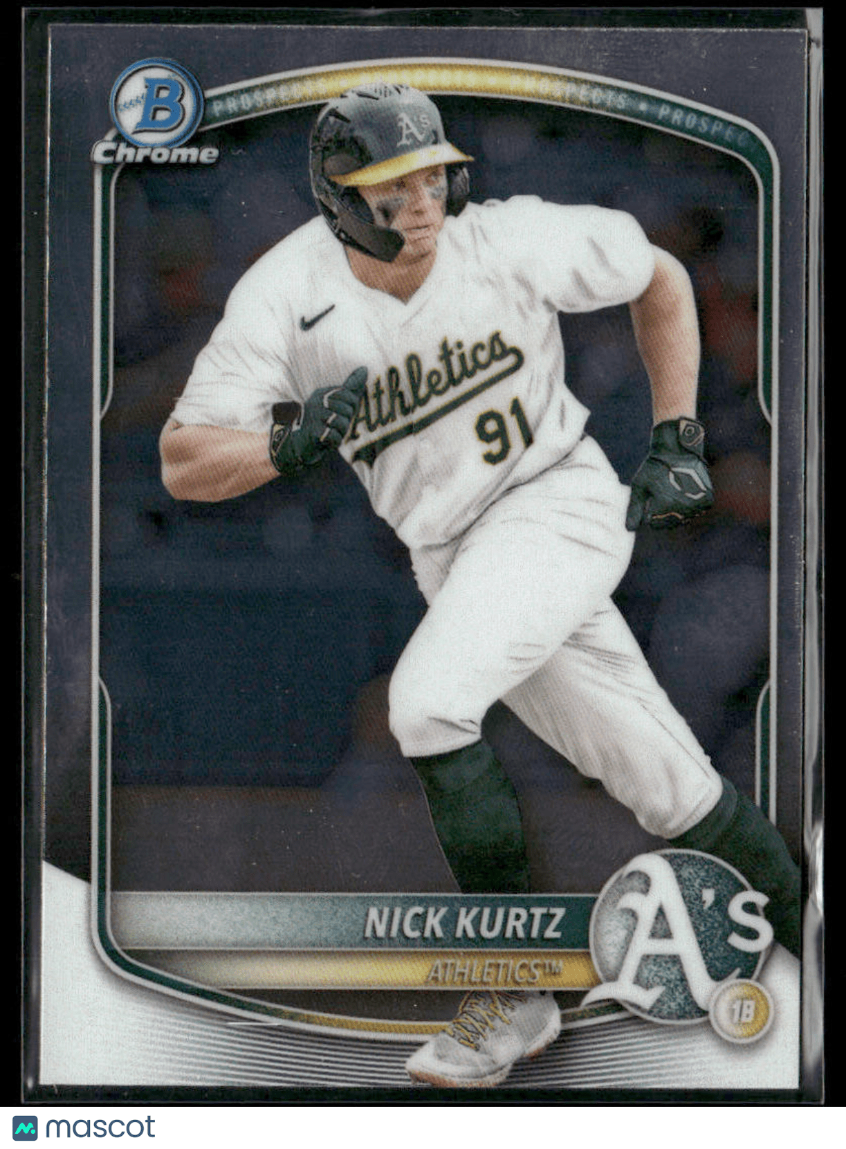 2024 Bowman Nick Kurtz BCP - 24 Chrome Misprint *Max Clark Back*Sports Cards