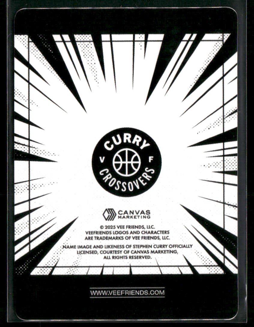 2025 VeeFriends Curry Crossovers Super Stickers Stephen Curry Heart TrooperSports Cards