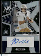 2025 Panini Prizm Draft Picks Riley Leonard Silver RC Rookie Saturday Star AutoSports Cards