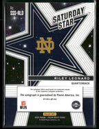 2025 Panini Prizm Draft Picks Riley Leonard Silver RC Rookie Saturday Star AutoSports Cards