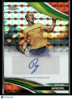 2025 Topps Chrome Tennis Auto Rafael Nadal CA - RNL Orange Geometric 17/25Sports Cards