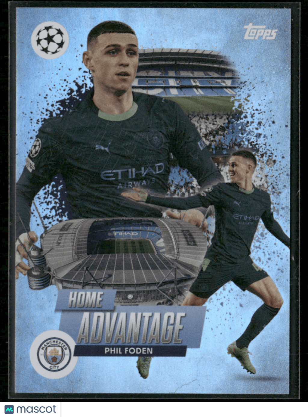 2025 - 26 Topps Flagship UEFA Home Advantage Phil Foden HP - 14 SSP Case HitSports Cards