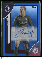 2025 - 26 Topps Premier League Joe Hart AC - JH Blue Rainbow Auto 059/150Sports Cards