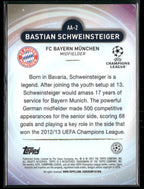 2024 - 25 Topps Merlin Ageless Alchemy Bastian Schweinsteiger AA - 2 Gold 06/50Sports Cards