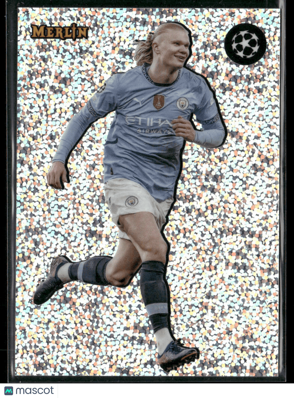 2024 - 25 Topps Merlin Soccer Erling Haaland S - 1 The Shiny SSPSports Cards