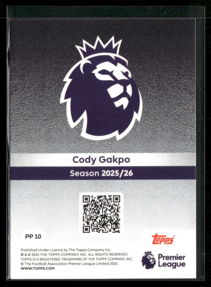 2025-26 Topps Premier League Premier Pull Cody Gakpo Ultra Limited Edition Secondary image