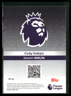 2025-26 Topps Premier League Premier Pull Cody Gakpo Ultra Limited Edition