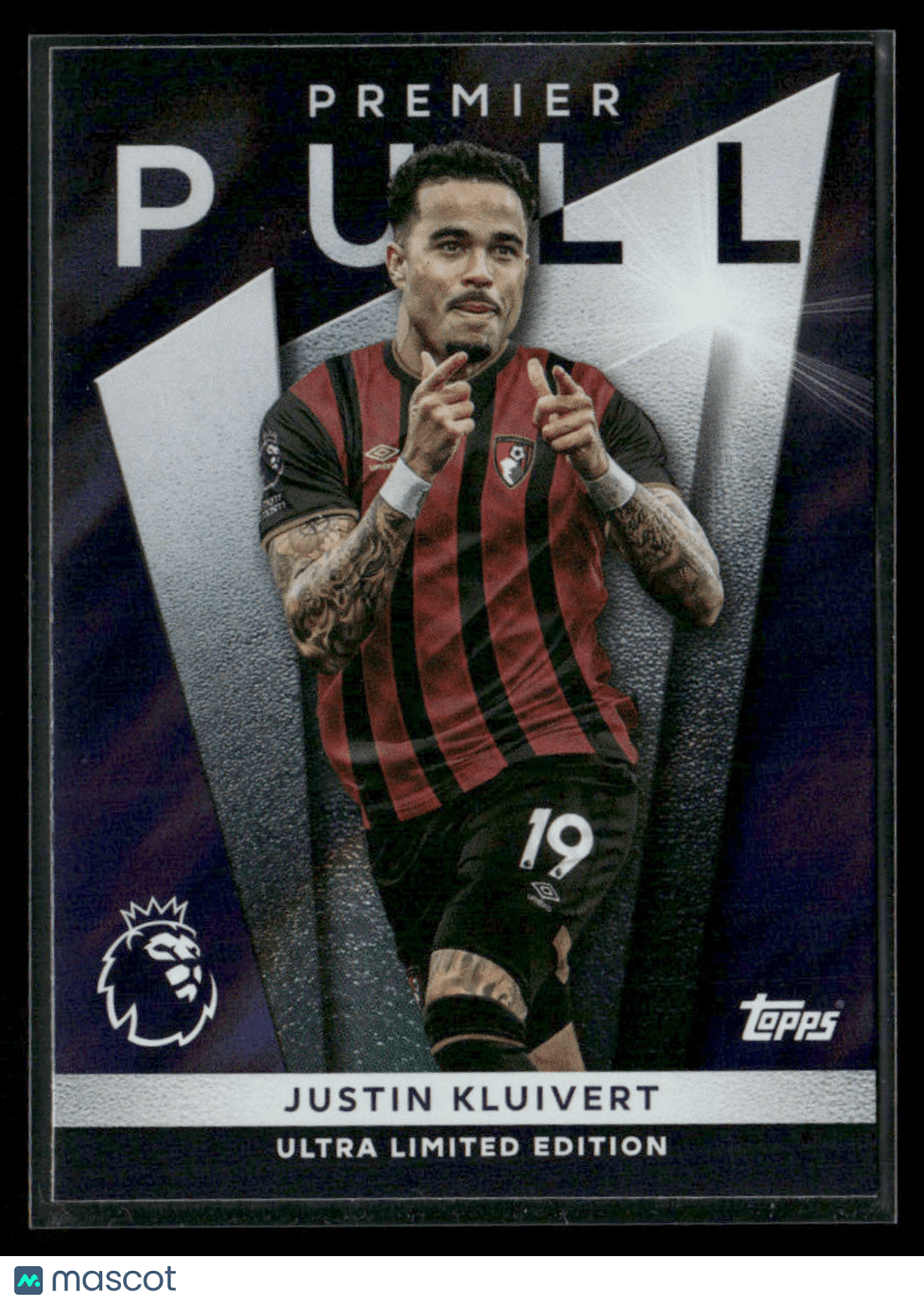 2025 - 26 Topps Premier League Premier Pull Justin Kluivert Ultra Limited EditionSports Cards Main image