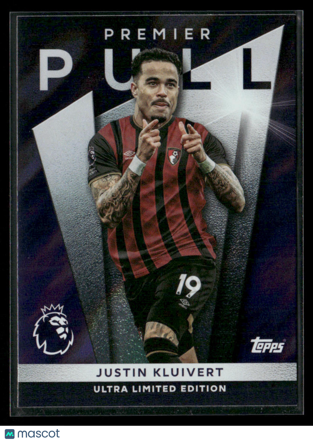 2025-26 Topps Premier League Premier Pull Justin Kluivert Ultra Limited Edition