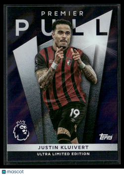 2025-26 Topps Premier League Premier Pull Justin Kluivert Ultra Limited Edition