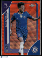 2026 Topps Chrome Premier League Estêvão Willian #68 Orange Wave RC Rookie 16/25