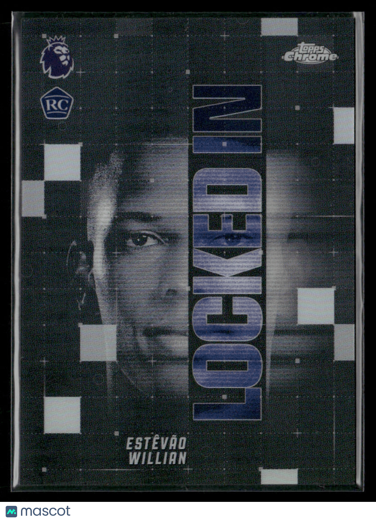 2026 Topps Chrome Premier League Locked In Estêvão Willian LI - 15 SSP RC RookieSports Cards Main image