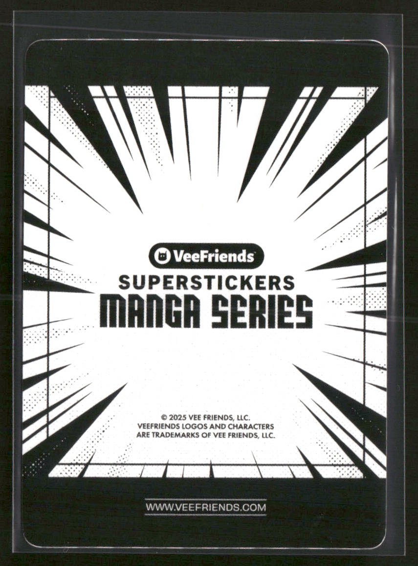 2025 VeeFriends SuperStickers Manga Series Versatile Viking Black And White SPNon - Sports Cards