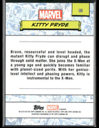 2024 Topps Chrome Marvel Kitty Pryde Gold Refractor 07/50 95Non - Sports Cards