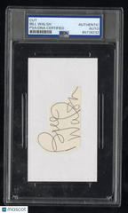 Bill Walsh Cut Signature Auto PSA DNA AuthenticGraded Sports Cards