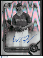 2022 Bowman Draft Chrome Walter Ford CDA - WFO RayWave Refractor AutoSports Cards