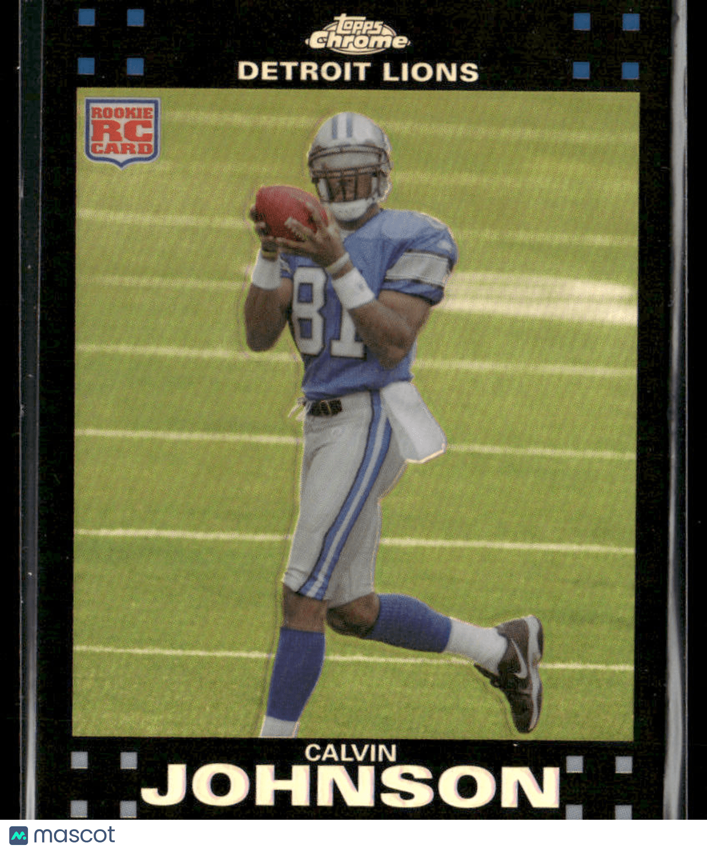 2007 Topps Chrome Calvin Johnson TC200 Refractor RCSports Cards
