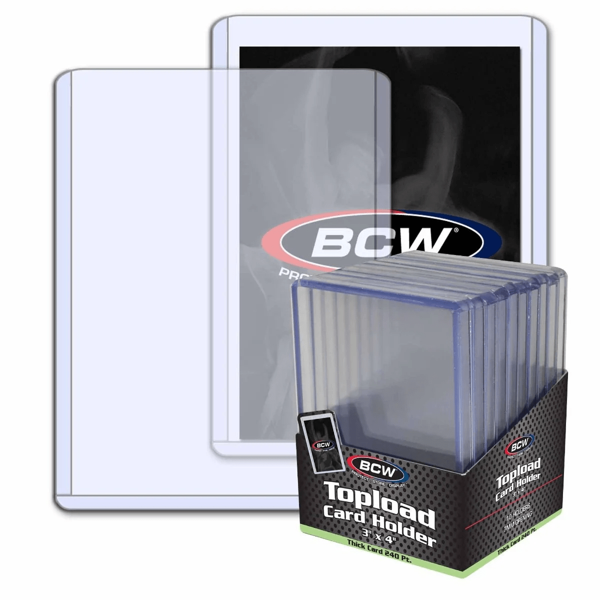 BCW 7mm Top Loader (240pt) 10ct Pack