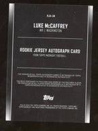 2024 Topps Midnight Luke McCaffrey RJA - LM Equinox Auto Relic 03/20 RCSports Cards