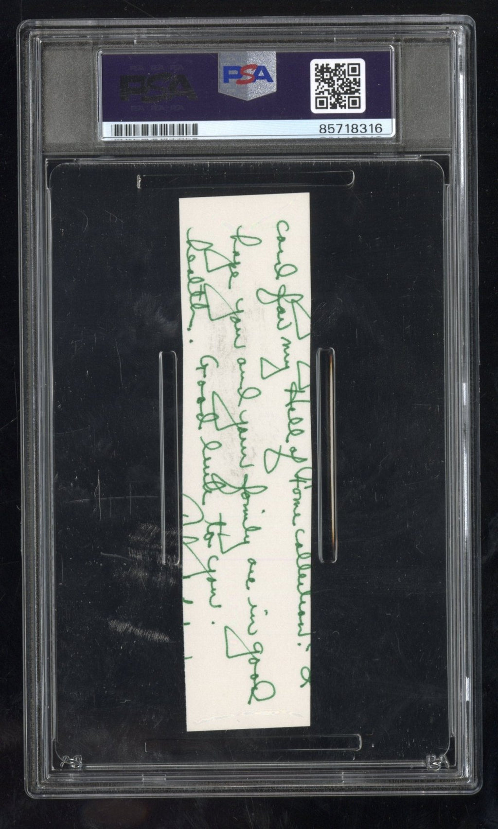Weeb Ewbank Cut Signature Auto PSA DNA AuthenticGraded Sports Cards